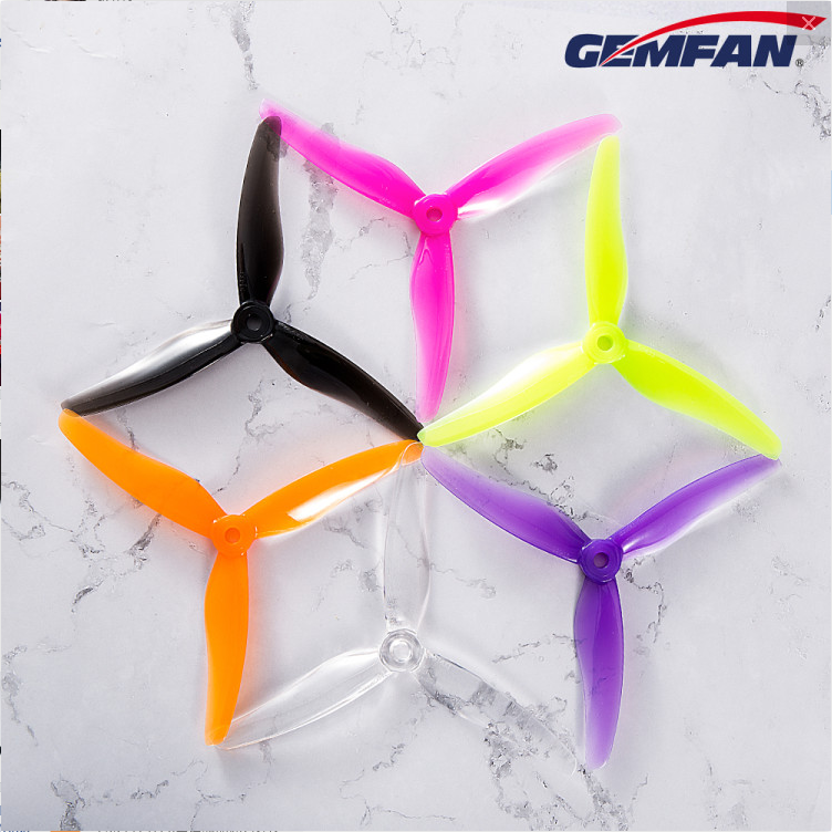Gemfan 51433 Tri-Blade 5" Props (2CW + 2 CCW)