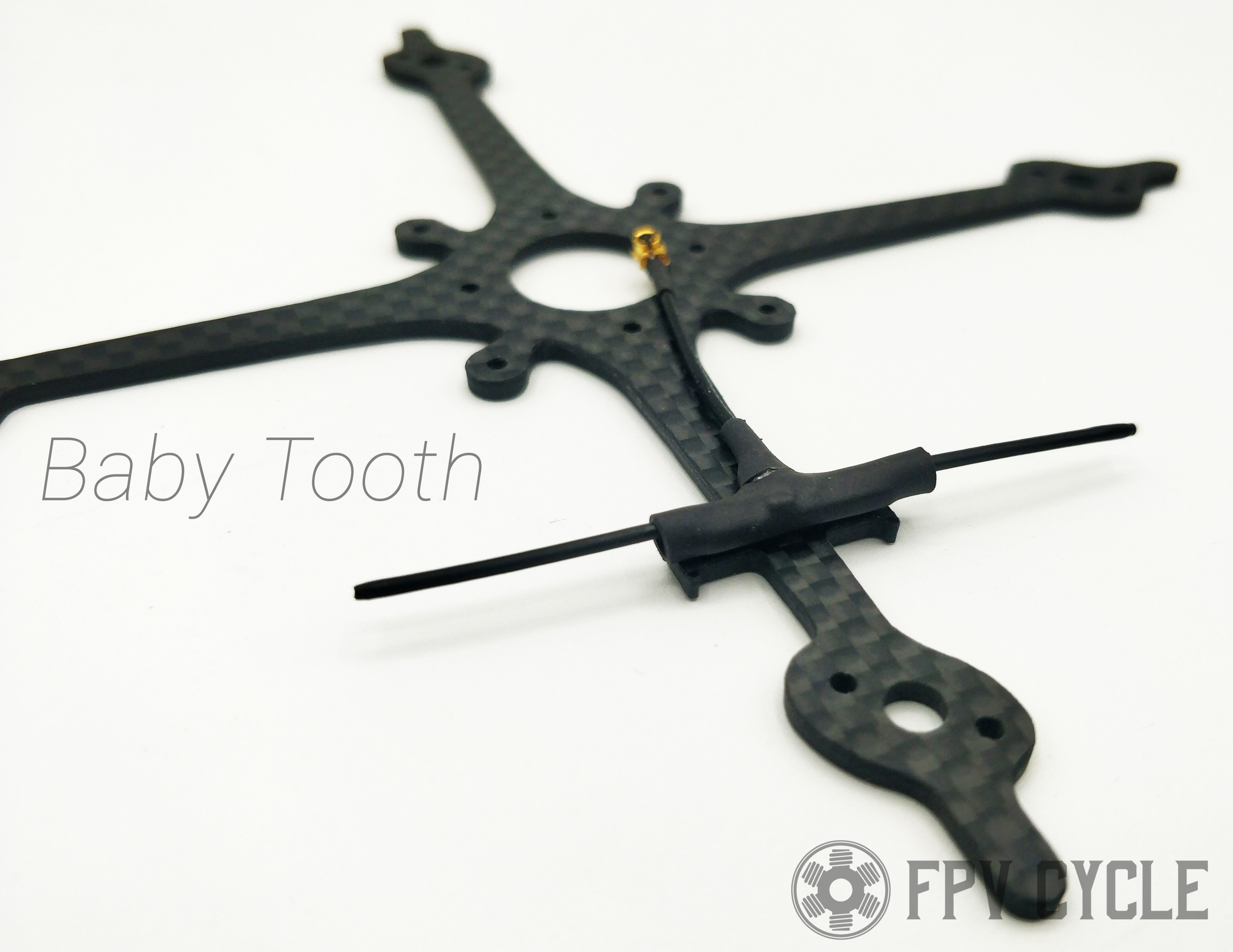 FPVCycle BabyTooth Frame (CHOOSE THICKNESS)