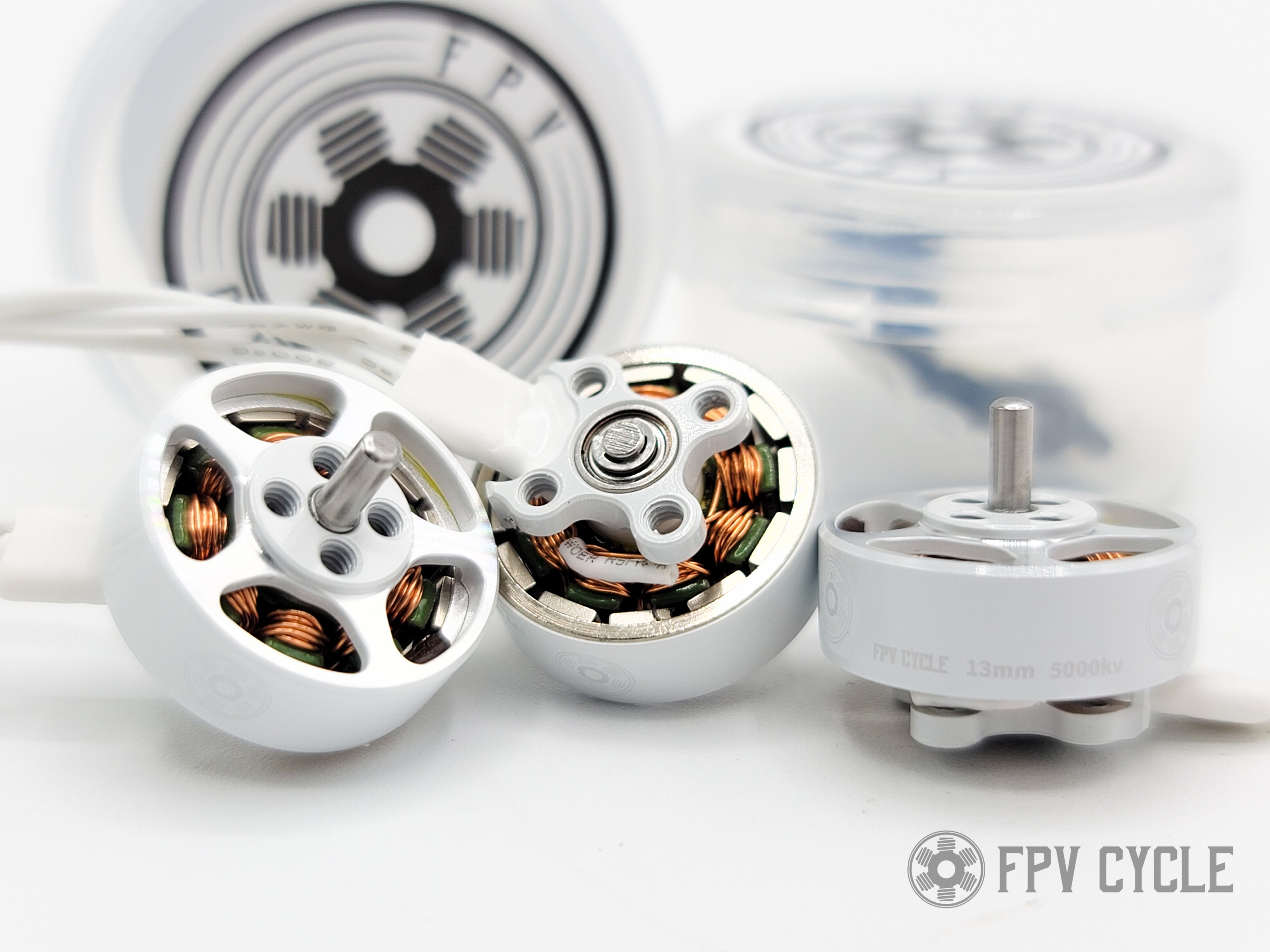 FPVCycle 13mm 5000kv, 6350kv Motor - 2mm prop shaft