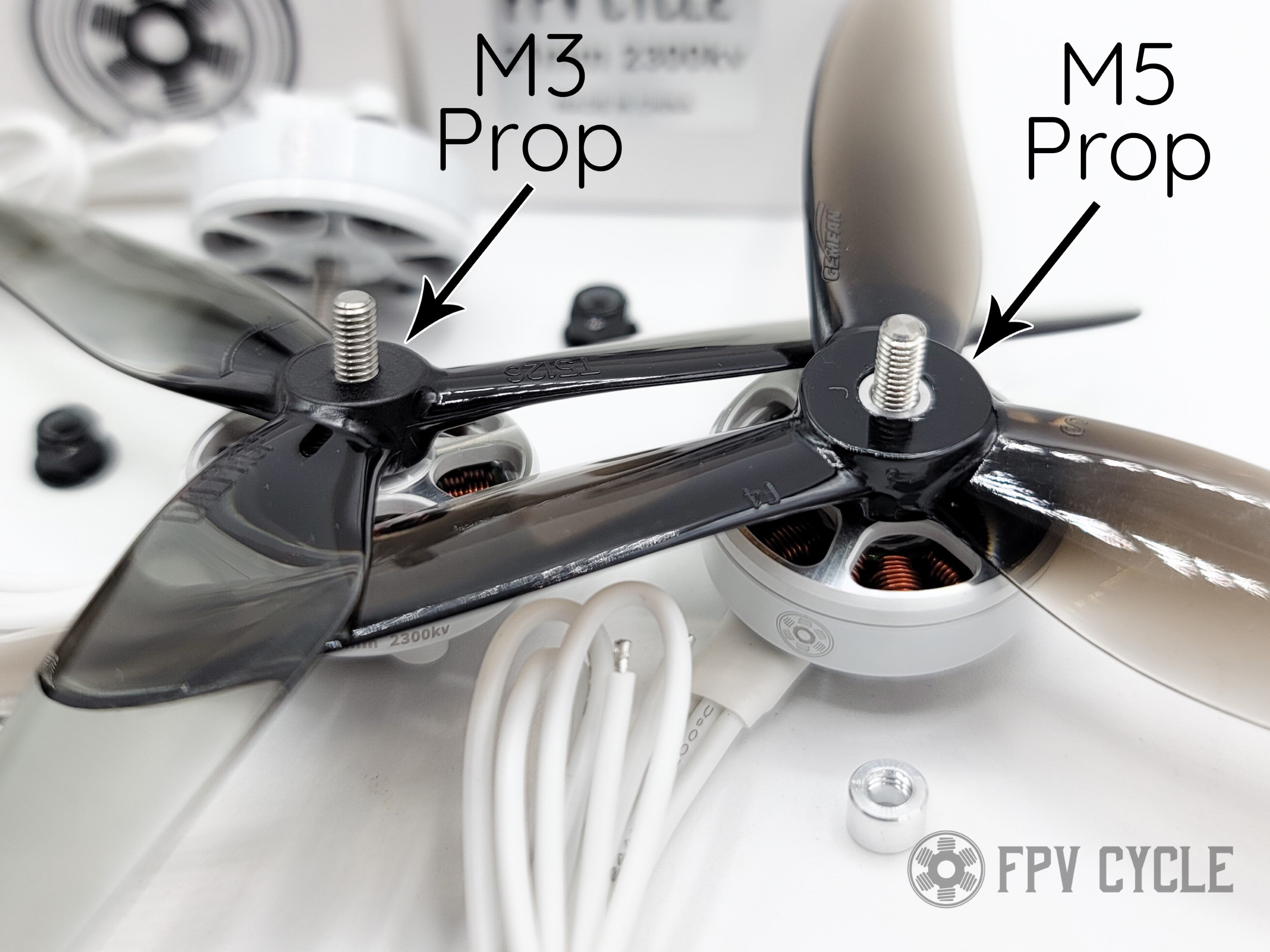 FPVCycle 21mm Motor - M3/M5 Prop Shaft