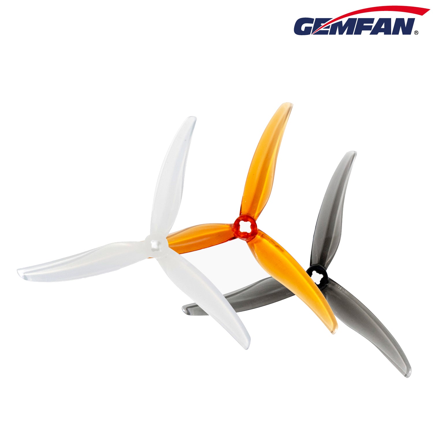 Gemfan LR5130-3 Tri-Blade Props 4 Pack (Choose Color)