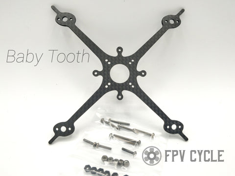 FPVCycle BabyTooth Frame (CHOOSE THICKNESS)