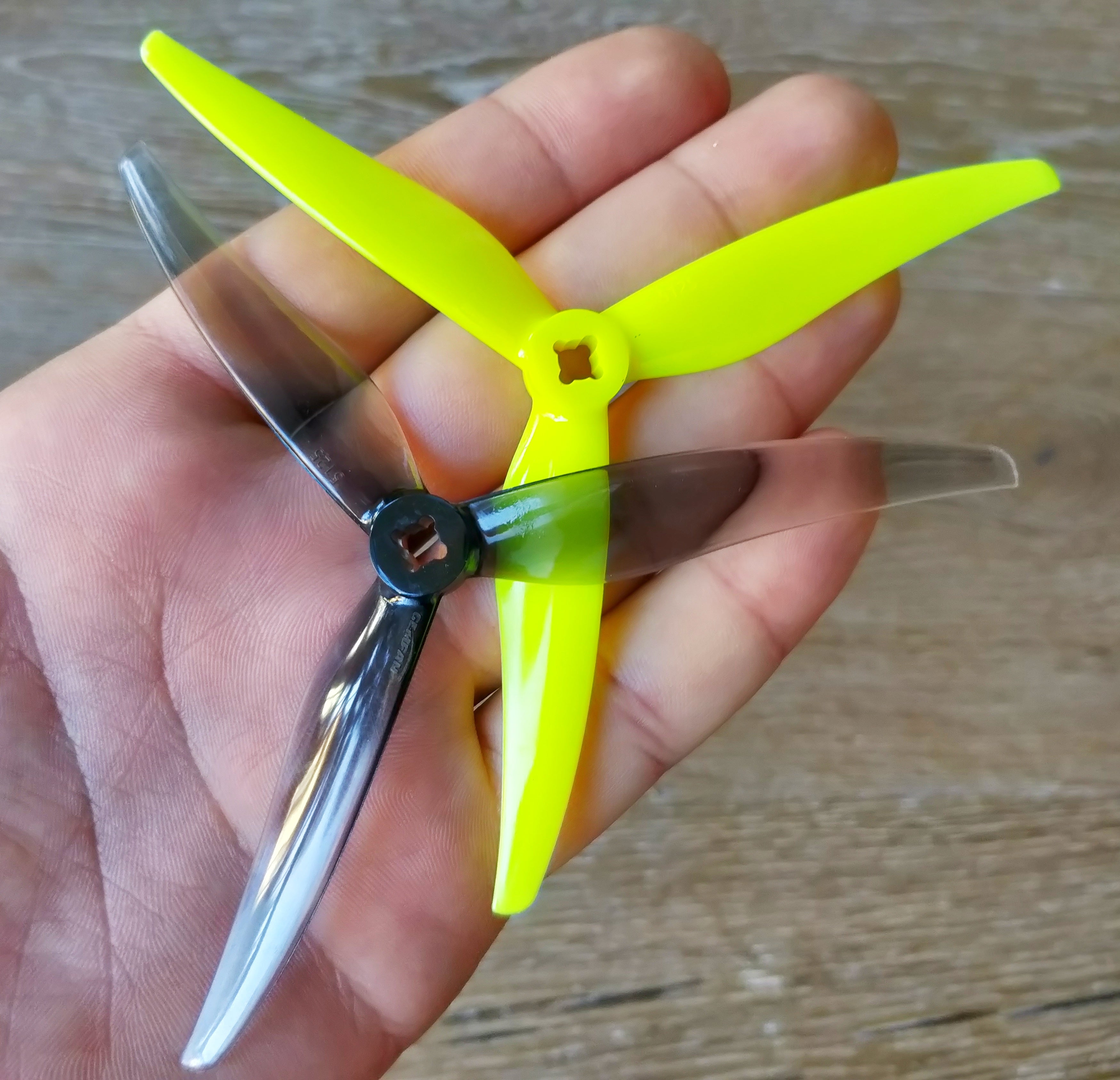 Gemfan Hurricane Durable Tri Blade SL 5125 Propellers (2CW + 2CCW)