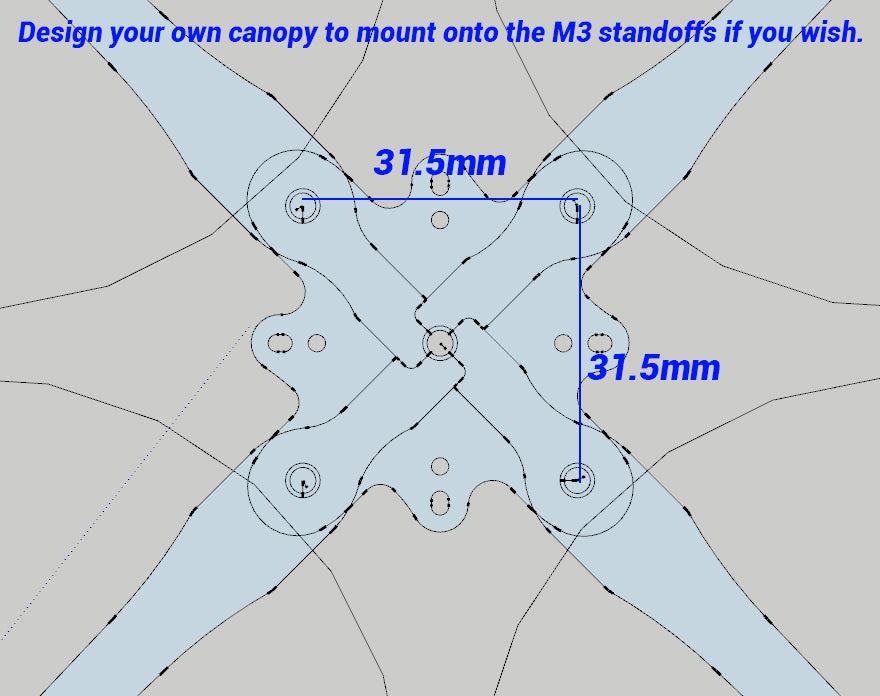 FPVCycle PowerPick Frame  (Choose 4” or 5”)