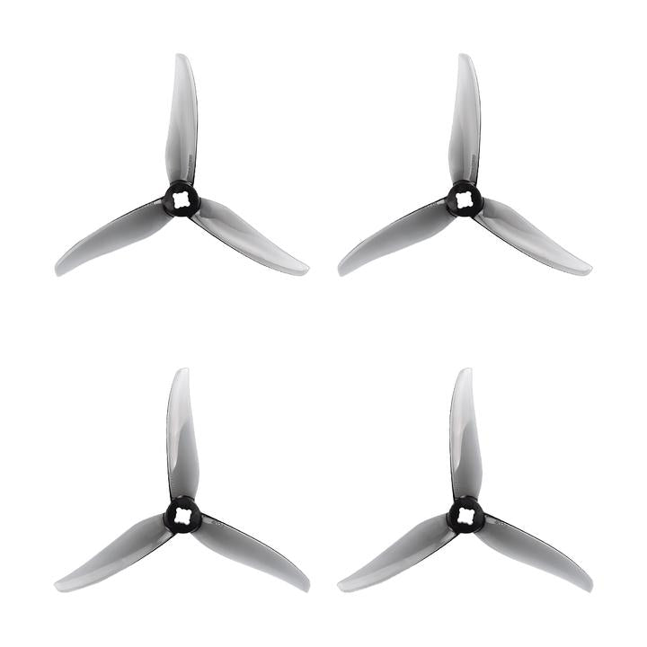 Gemfan 4023 - 4" TriBlade Prop (2CW + 2CCW) - Clear Grey