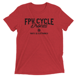FPVCycle Classic Moto Triblend Crewneck T-shirt - Front Only